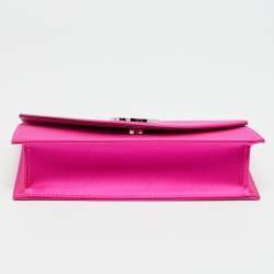 مملوكة مسبقًا Christian Louboutin Loubi54 Pink Satin Clutch Bag