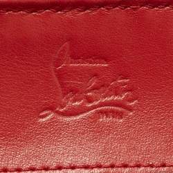 Pre Owned Christian Louboutin Spike Explorafunk Small Black Leather Backpack