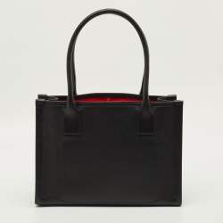 مملوكة مسبقًا Christian Louboutin By My Side Large Black Leather Tote