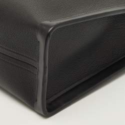 Pre Owned Christian Louboutin By My Side Large Black Leather Tote