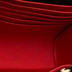 Pre Owned حقيبة كتف كريستيان لوبوتان بالوما مرصعة بنقشة جلد الفهد الأسود وبراءة واكسسوارات جلدية