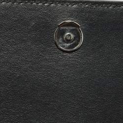 مملوكة مسبقًا حقيبة كلتش كريستيان لوبوتان بالوما لوف جلد مزخرف وسويدي مع سلسلة