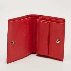 Pre Owned Christian Louboutin Paros Black Leather Bifold Wallet