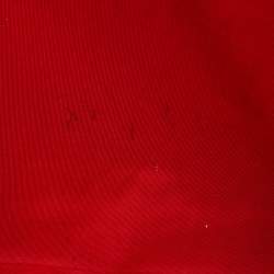 Pre Owned Christian Louboutin Green Spiked Leather Laptop Case