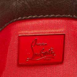 Christian Louboutin White Animal Print Calfhair Mini Sweet Charity Shoulder Bag