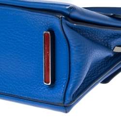 Christian Louboutin Blue Leather Mini Passage Top Handle Bag