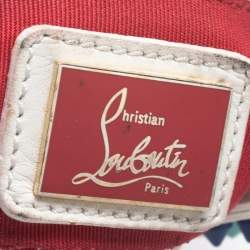 Pre Owned Christian Louboutin Multicolor Leather Mini Spiked Sweet Charity Crossbody Bag