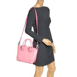 Christian Louboutin Pink Leather Small Eloise Satchel