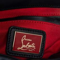 Christian Louboutin Black Leather Mini Spiked Sweet Charity Shoulder Bag