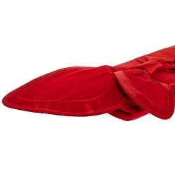 Christian Louboutin Red Satin Clutch