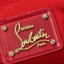 Christian Louboutin Blue Python Loubi Lula Chain Clutch