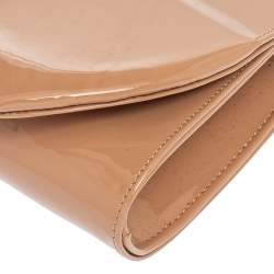 Christian Louboutin Nude Patent Leather So Kate Clutch