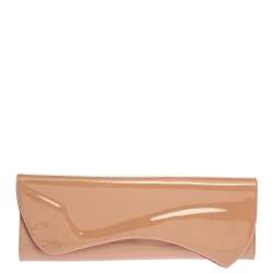 Christian Louboutin Nude Patent Leather So Kate Clutch