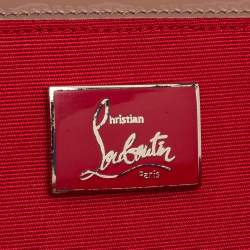 Christian Louboutin Nude Patent Leather So Kate Clutch