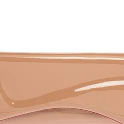 Christian Louboutin Nude Patent Leather So Kate Clutch