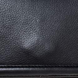 Christian Louboutin Black Leather Artemis Studded Shoulder Bag