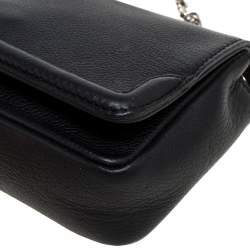 Christian Louboutin Black Leather Artemis Studded Shoulder Bag
