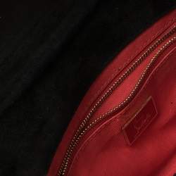 Christian Louboutin Black Patent Leather Riviera Clutch
