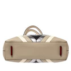 Christian Louboutin Multicolor Leather Passage Colorblock Tote