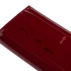 Christian Louboutin Red Patent Leather Vero Dodat Chain Clutch