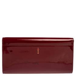 Christian Louboutin Red Patent Leather Vero Dodat Chain Clutch