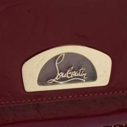 Christian Louboutin Red Patent Leather Vero Dodat Chain Clutch