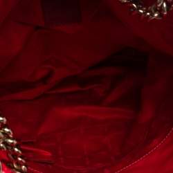 Christian Louboutin Neon Pink Patent Leather Chain Tote 