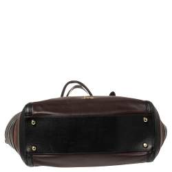 Christian Louboutin Multicolor Leather Buckle Tote