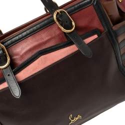 Christian Louboutin Multicolor Leather Buckle Tote
