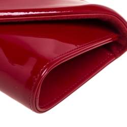 Christian Louboutin  Red Patent Leather So Kate Baguette Clutch