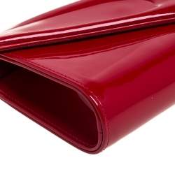 Christian Louboutin  Red Patent Leather So Kate Baguette Clutch