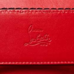 Christian Louboutin White/Red Leather and Rubber Explorafunk Backpack