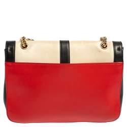 Christian Louboutin Tri Color Leather Sweet Charity Shoulder Bag