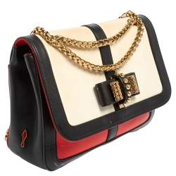 Christian Louboutin Tri Color Leather Sweet Charity Shoulder Bag