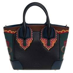 Christian Louboutin Multicolor Leather Small Embroidered Eloise Satchel