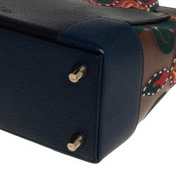 Christian Louboutin Multicolor Leather Small Embroidered Eloise Satchel
