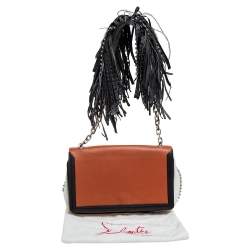 Christian Louboutin Tri Color Leather  Artemis Fringe Shoulder Bag