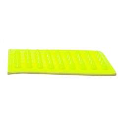 Christian Louboutin Neon Green Patent Leather Kios Spike Card Holder