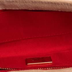 مملوكة مسبقًا حقيبة كلتش كريستيان لوبوتان ريفيرا جلد لامع بيج 