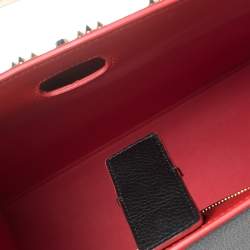 Pre Owned Christian Louboutin Tri Color Studded Leather Paloma Medium Tote