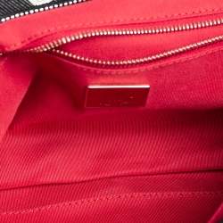 Christian Louboutin Black Suede and Patent Leather Sweet Charity Shoulder Bag