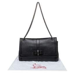 Christian Louboutin Black Leather Sweet Charity Shoulder Bag