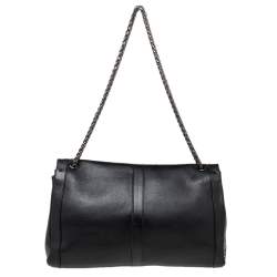 Christian Louboutin Black Leather Sweet Charity Shoulder Bag