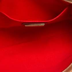 Christian Louboutin Beige Leather Spiked Loubiposh Shoulder Bag