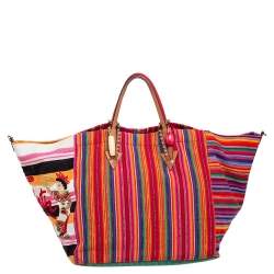 Christian Louboutin Multicolor Fabric Mexicaba Tote