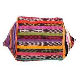 Christian Louboutin Multicolor Fabric Mexicaba Tote