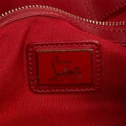 Pre Owned Christian Louboutin Red Leather Sweet Charity Bag