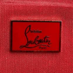 Christian Louboutin Black Leather Marquise Spike Clutch