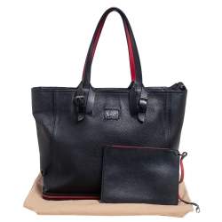 Christian Louboutin Black Leather Kabiker Tote