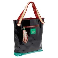 Christian Louboutin Multicolor Patent Leather Tote